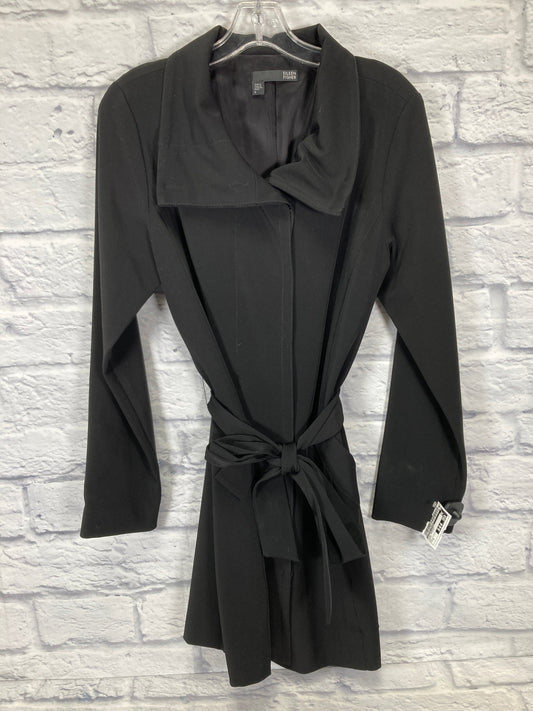 Coat Peacoat By Eileen Fisher In Black, Size: S