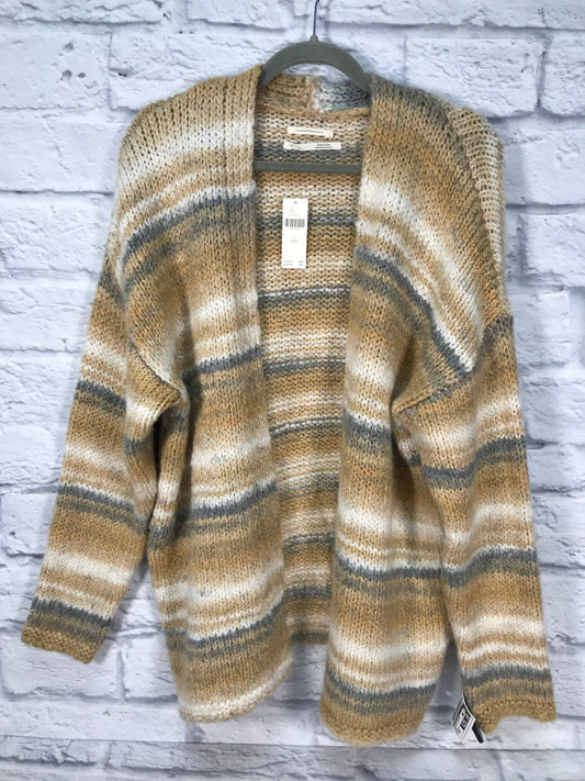 Sweater Cardigan By Anthropologie In Tan, Size: Xxs