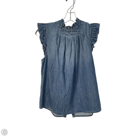 Top Sleeveless By Frame In Blue, Size: Xs