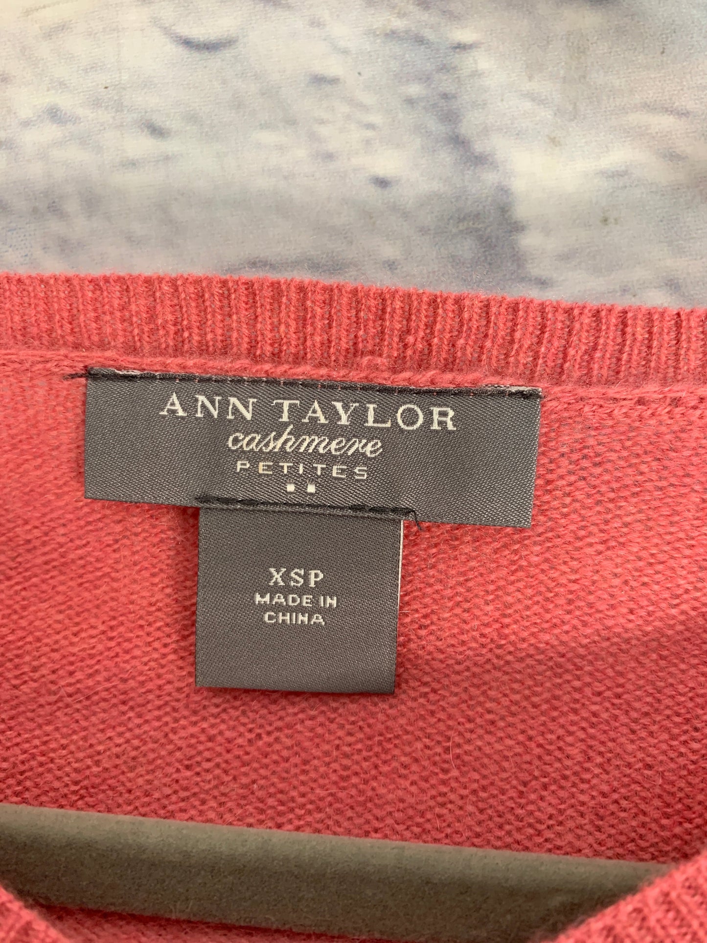 Sweater Cashmere By Ann Taylor In Pink, Size: Xsp