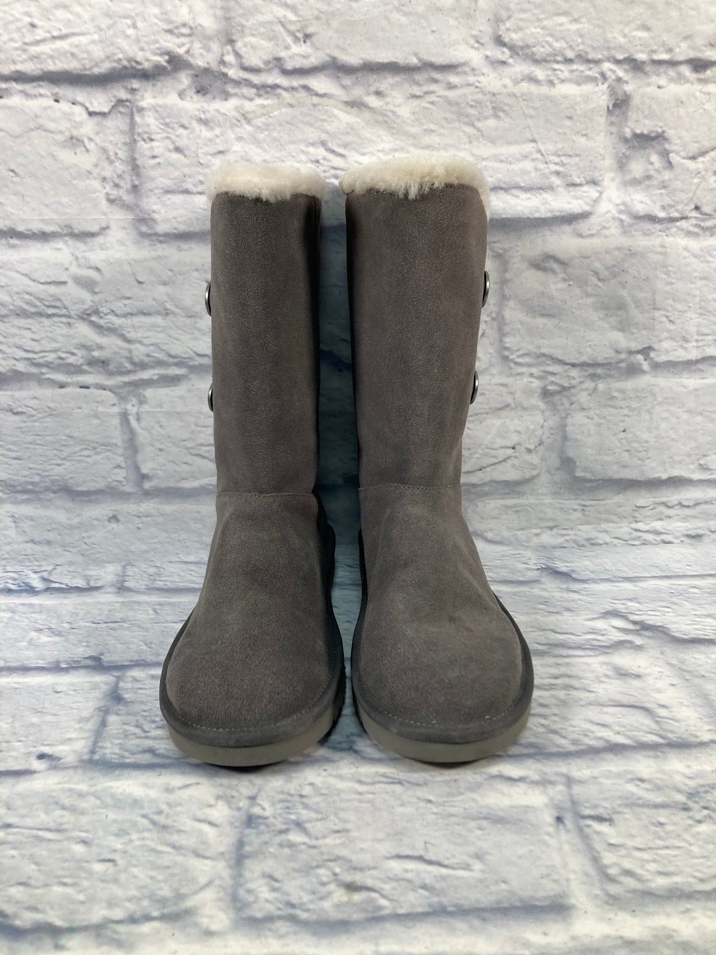 Boots Snow By Koolaburra By Ugg In Cream & Grey, Size: 8