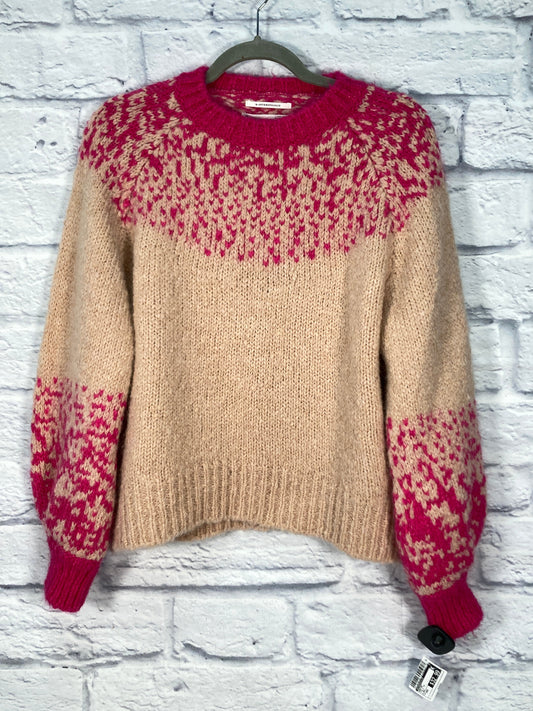 Sweater By Anthropologie In Pink & Tan, Size: Xxs