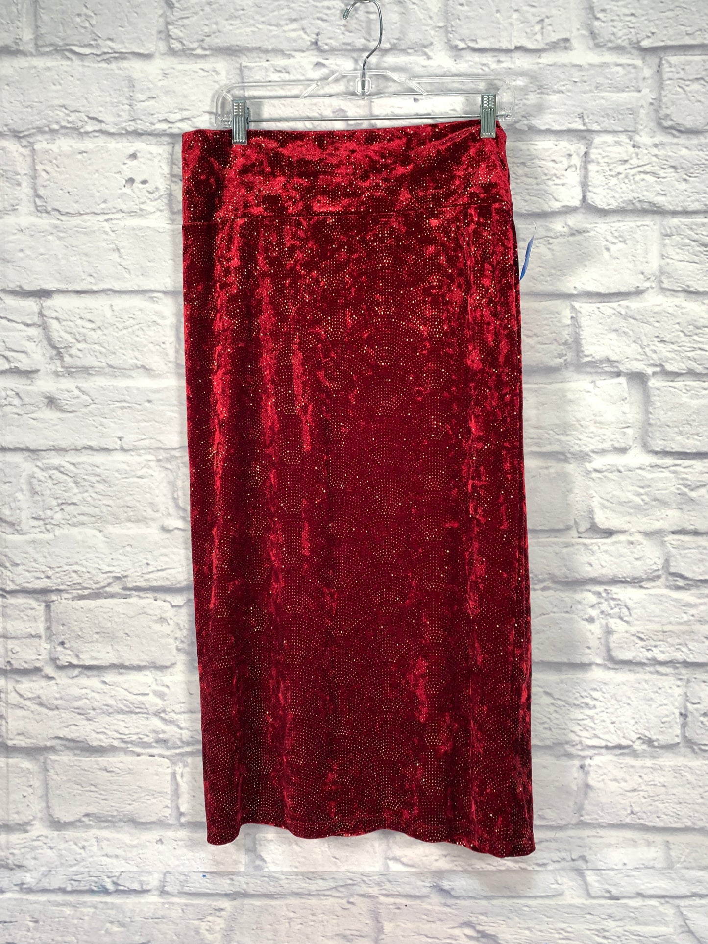 Skirt Maxi By Lularoe In Red, Size: 18