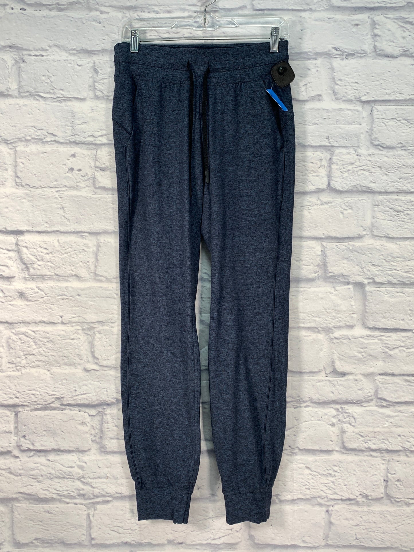 Athletic Pants By Lululemon In Black & Blue, Size: S