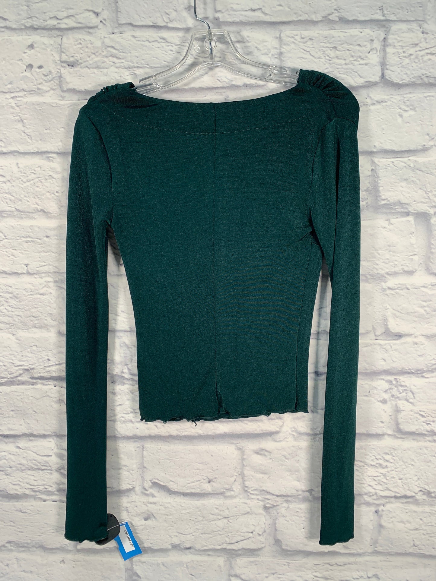 Top Long Sleeve By Free People In Green, Size: Xs