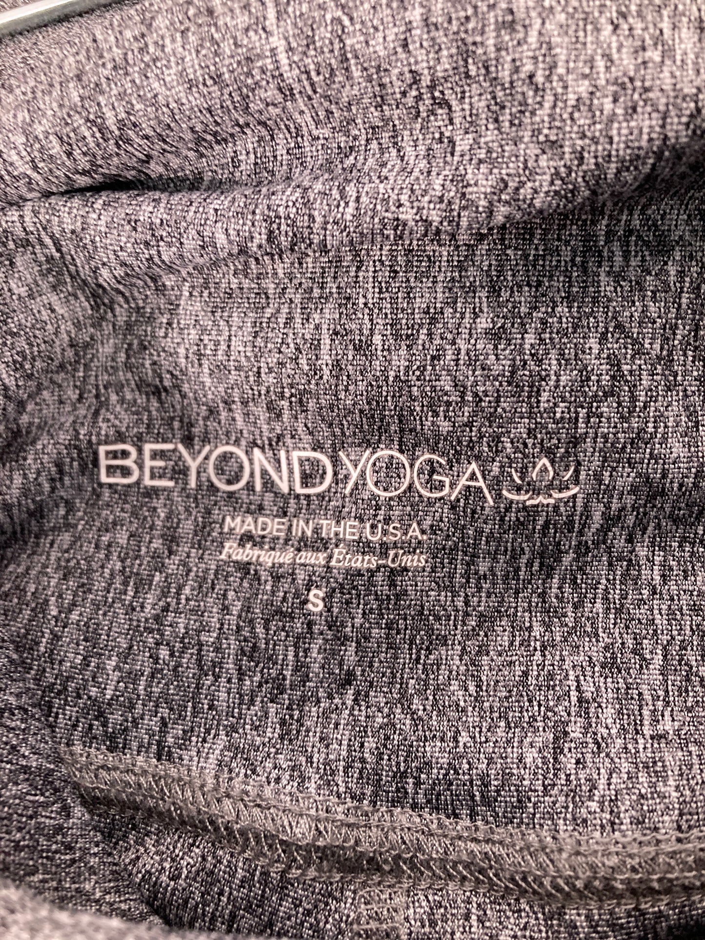 Athletic Leggings By Beyond Yoga In Grey, Size: S