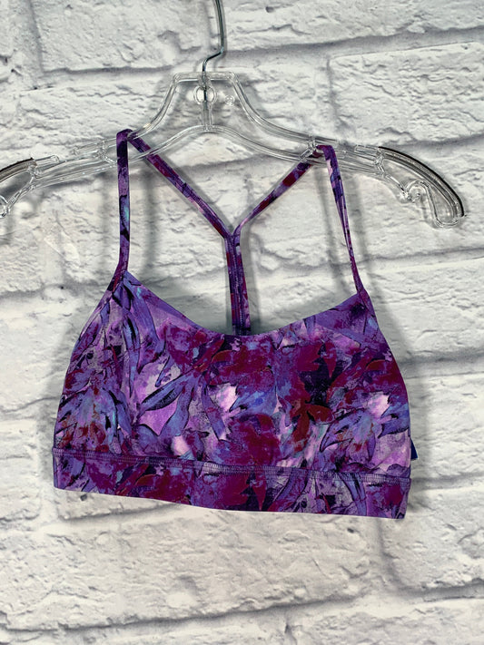 Athletic Bra By Lululemon In Purple, Size: M