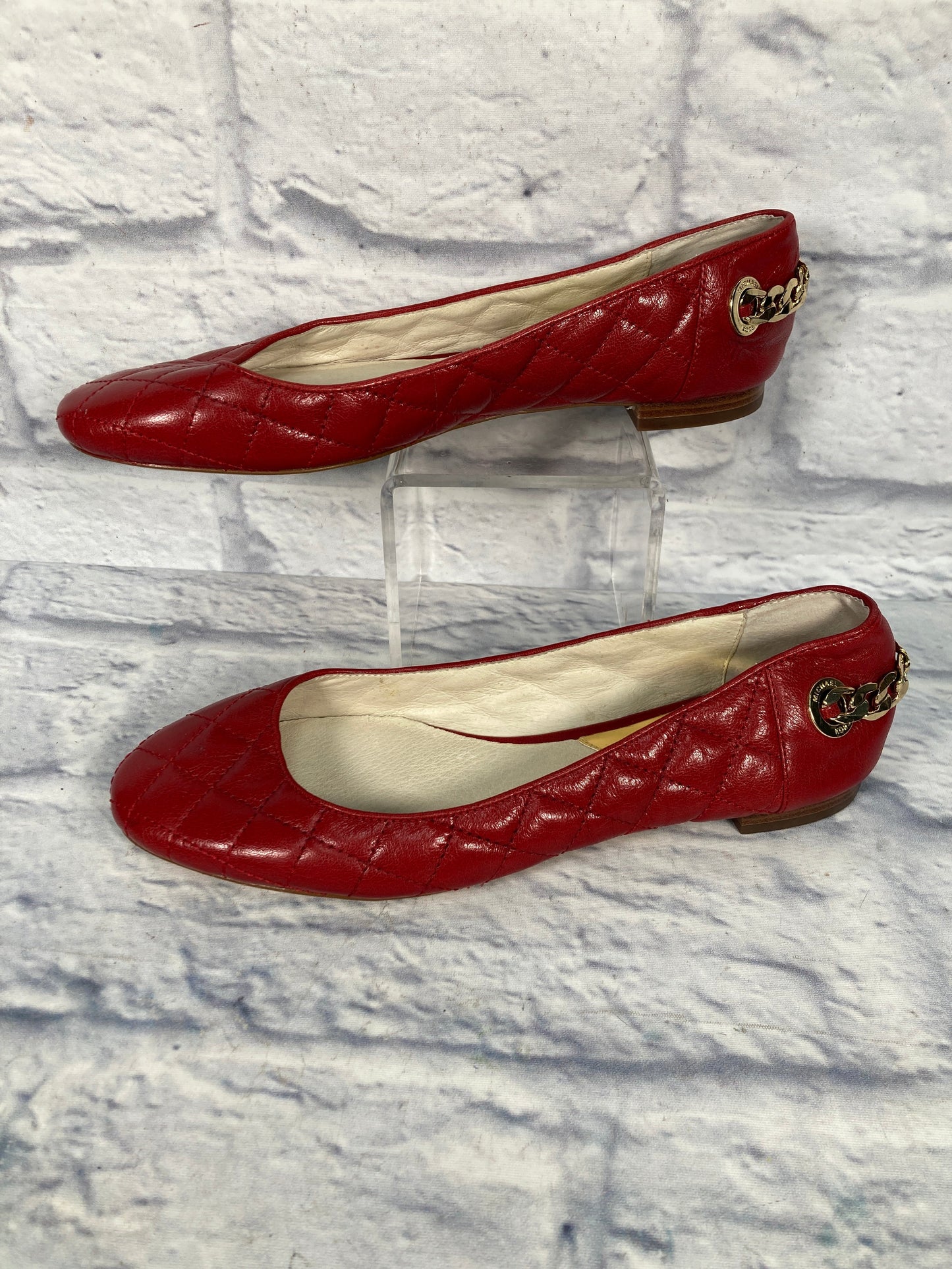 Shoes Flats By Michael By Michael Kors In Red, Size: 8.5