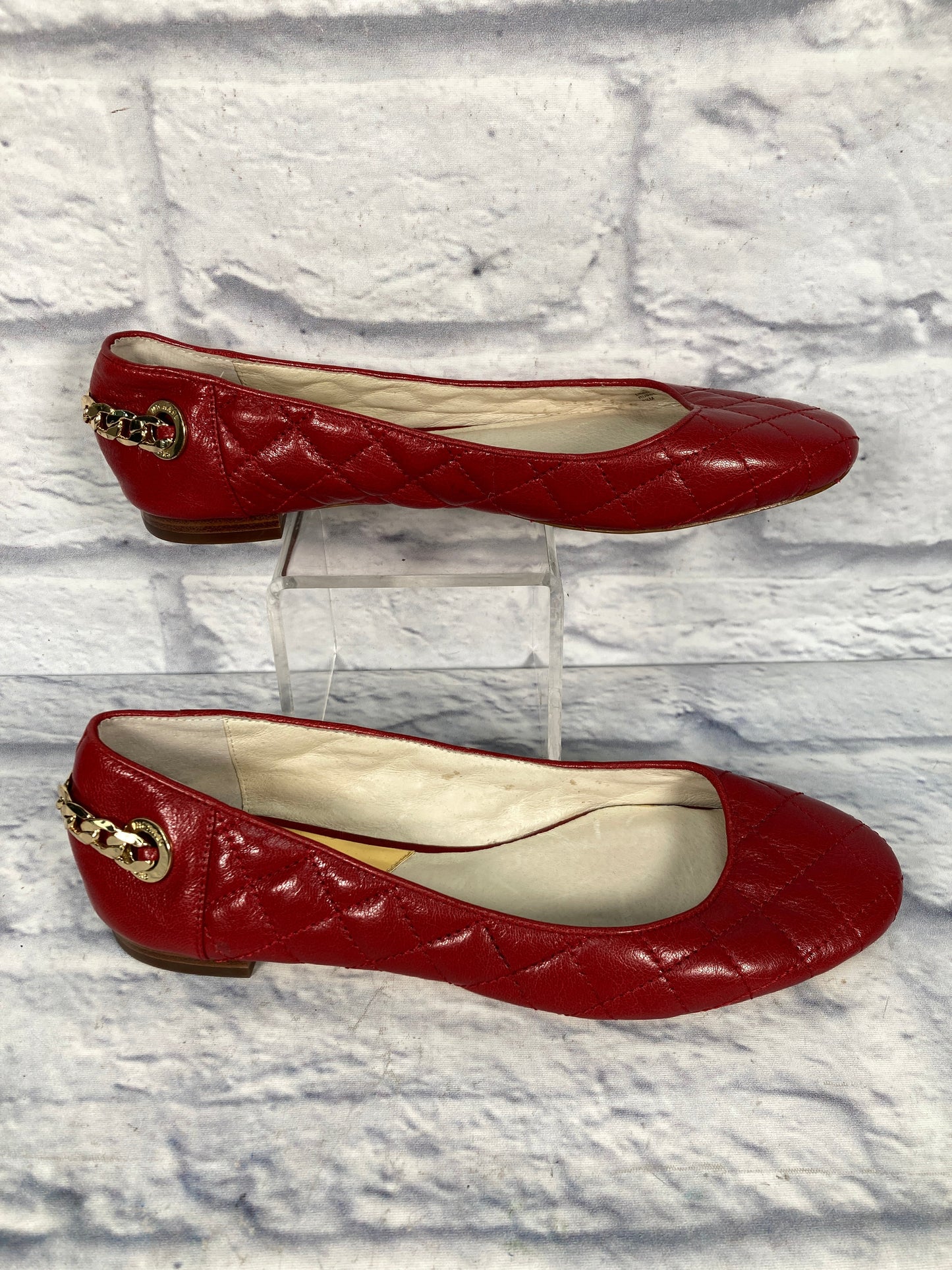 Shoes Flats By Michael By Michael Kors In Red, Size: 8.5