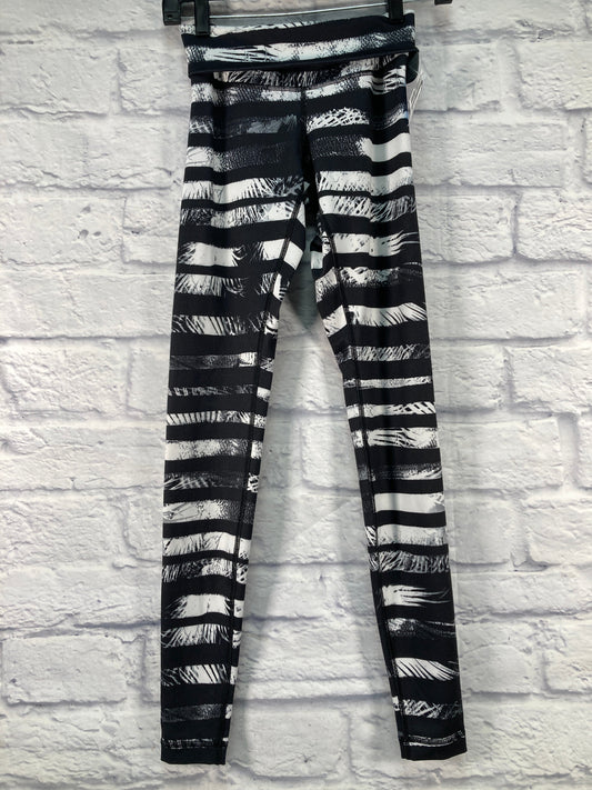 Athletic Leggings By Lululemon In Black & White, Size: S