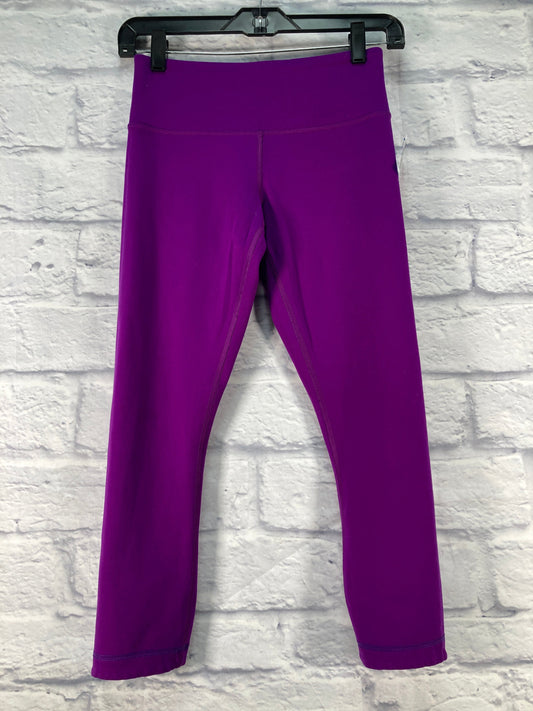 Athletic Leggings By Lululemon In Purple, Size: S