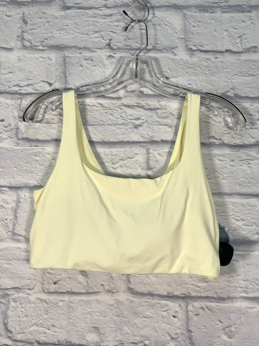 Athletic Bra By Lululemon In Yellow, Size: L