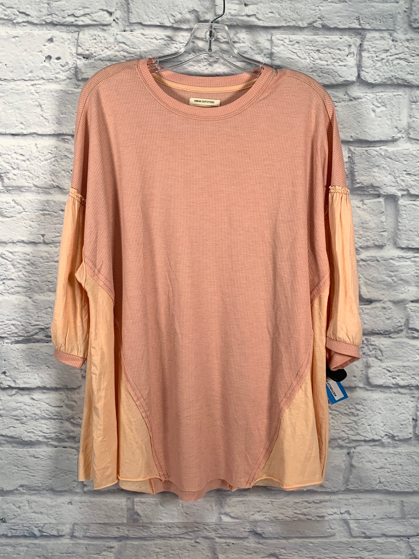 Tunic 3/4 Sleeve By Urban Outfitters In Orange & Pink, Size: S