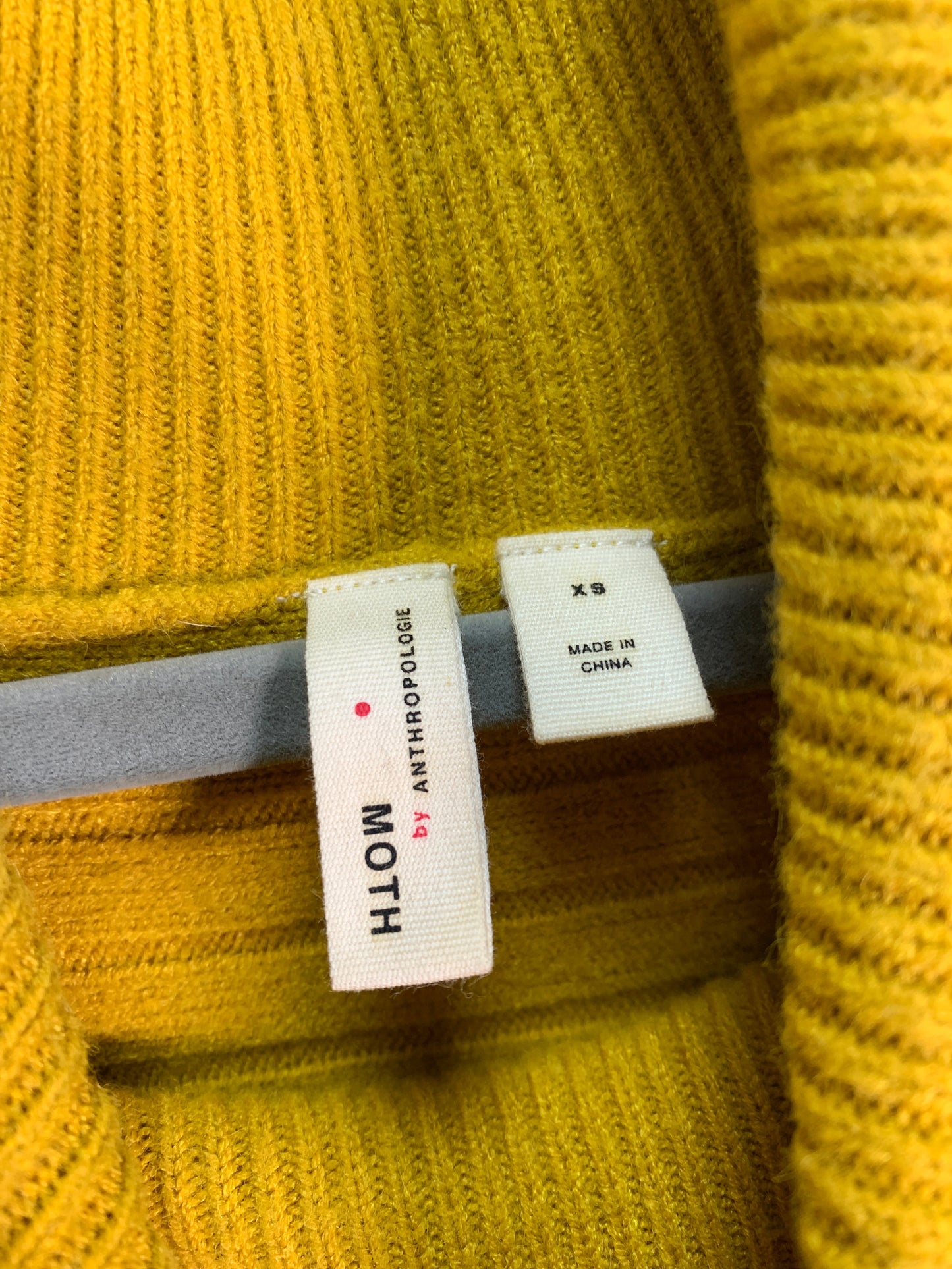 Sweater By Moth In Yellow, Size: Xs