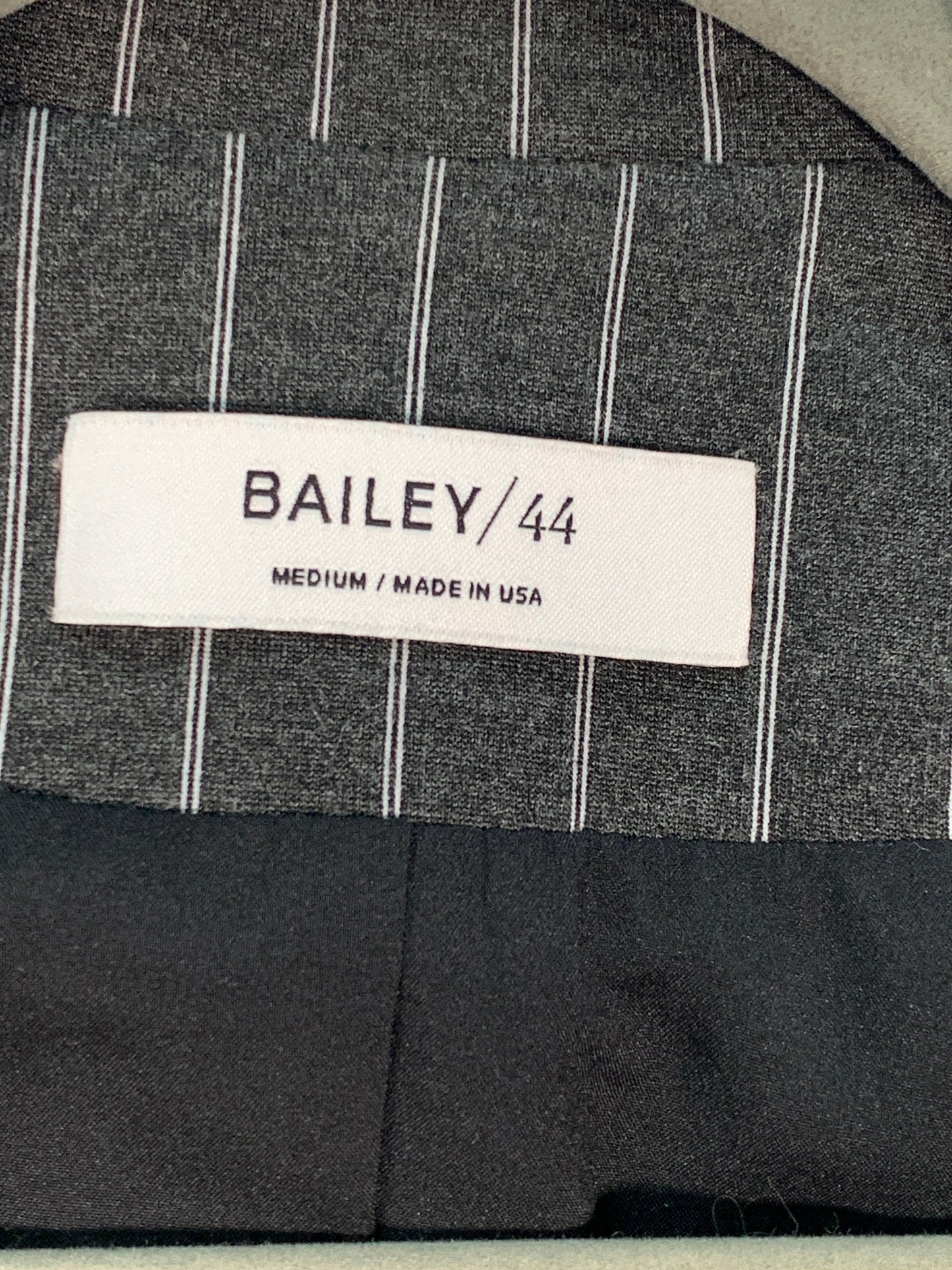 Blazer By Bailey 44 In Grey & White, Size: M