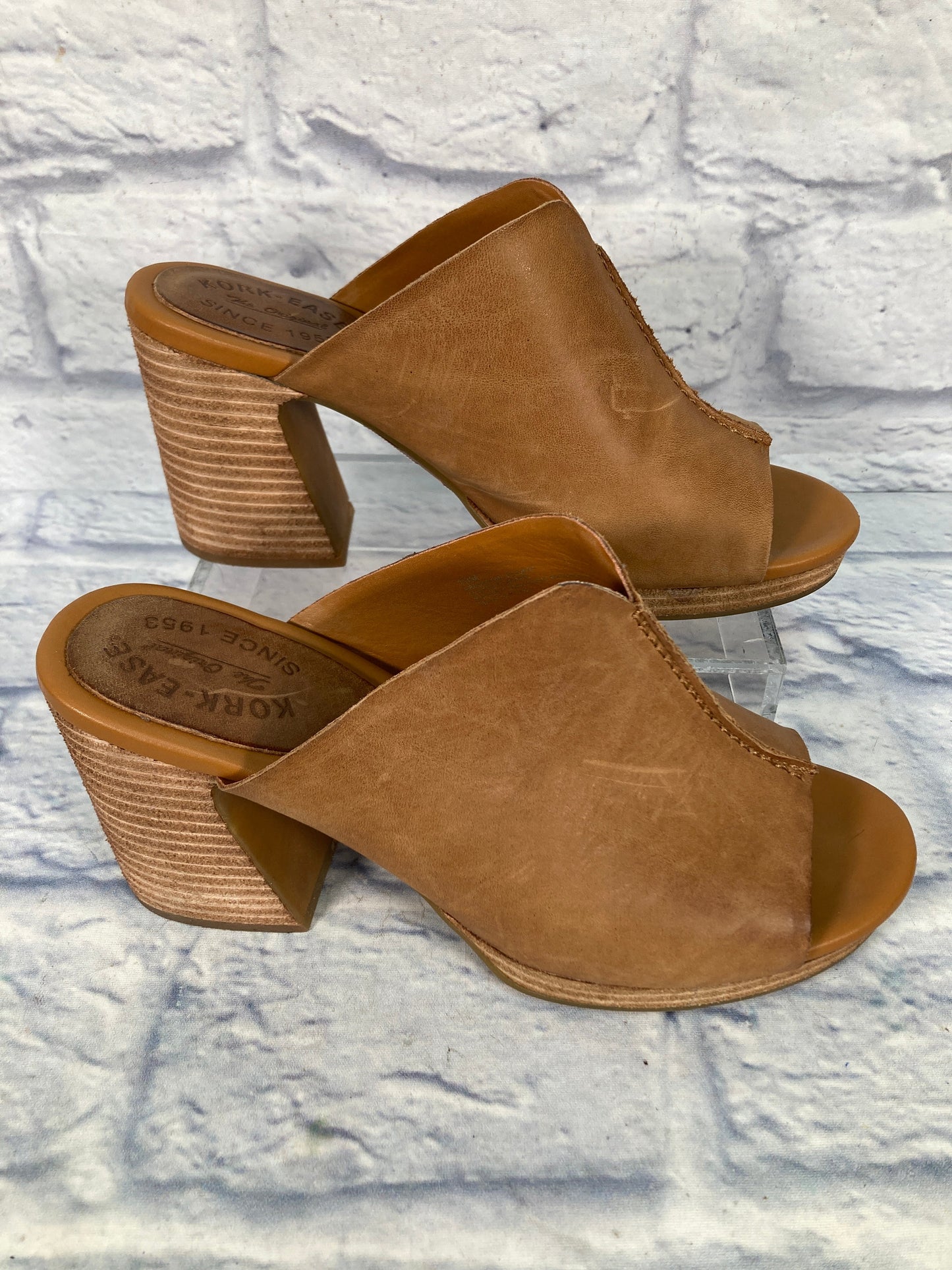 Shoes Heels Block By Kork Ease In Brown, Size: 10