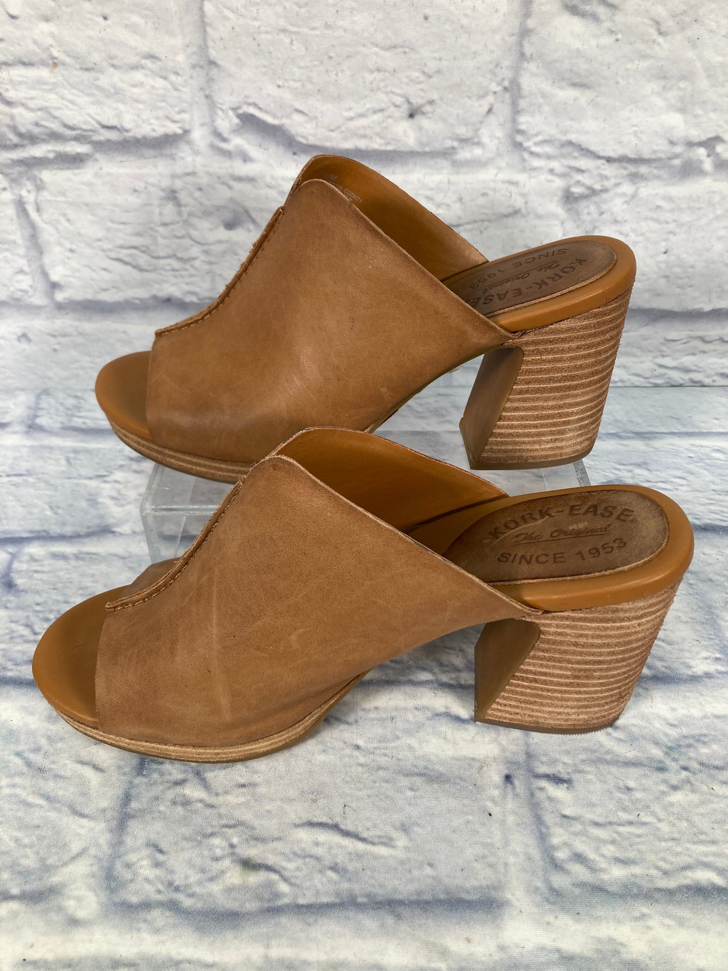 Shoes Heels Block By Kork Ease In Brown, Size: 10