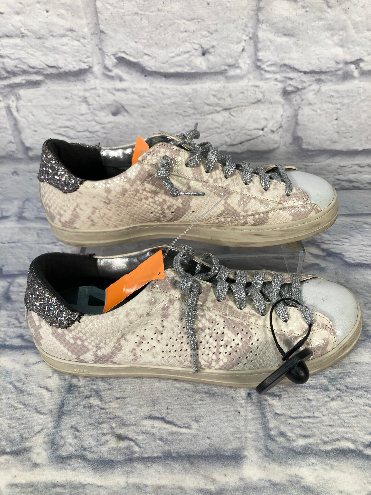 Shoes Sneakers By P448 In Snakeskin Print, Size: 10