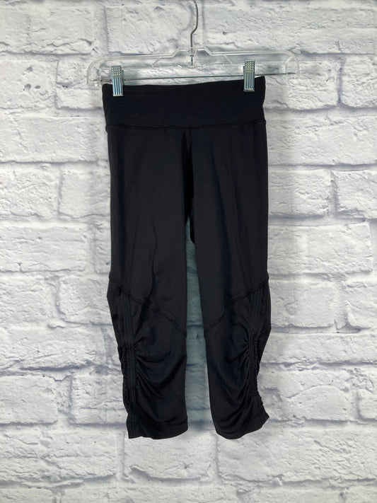 Athletic Capris By Lululemon In Black, Size: Xs