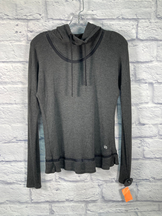 Athletic Top Long Sleeve Hoodie By Alo In Grey, Size: S