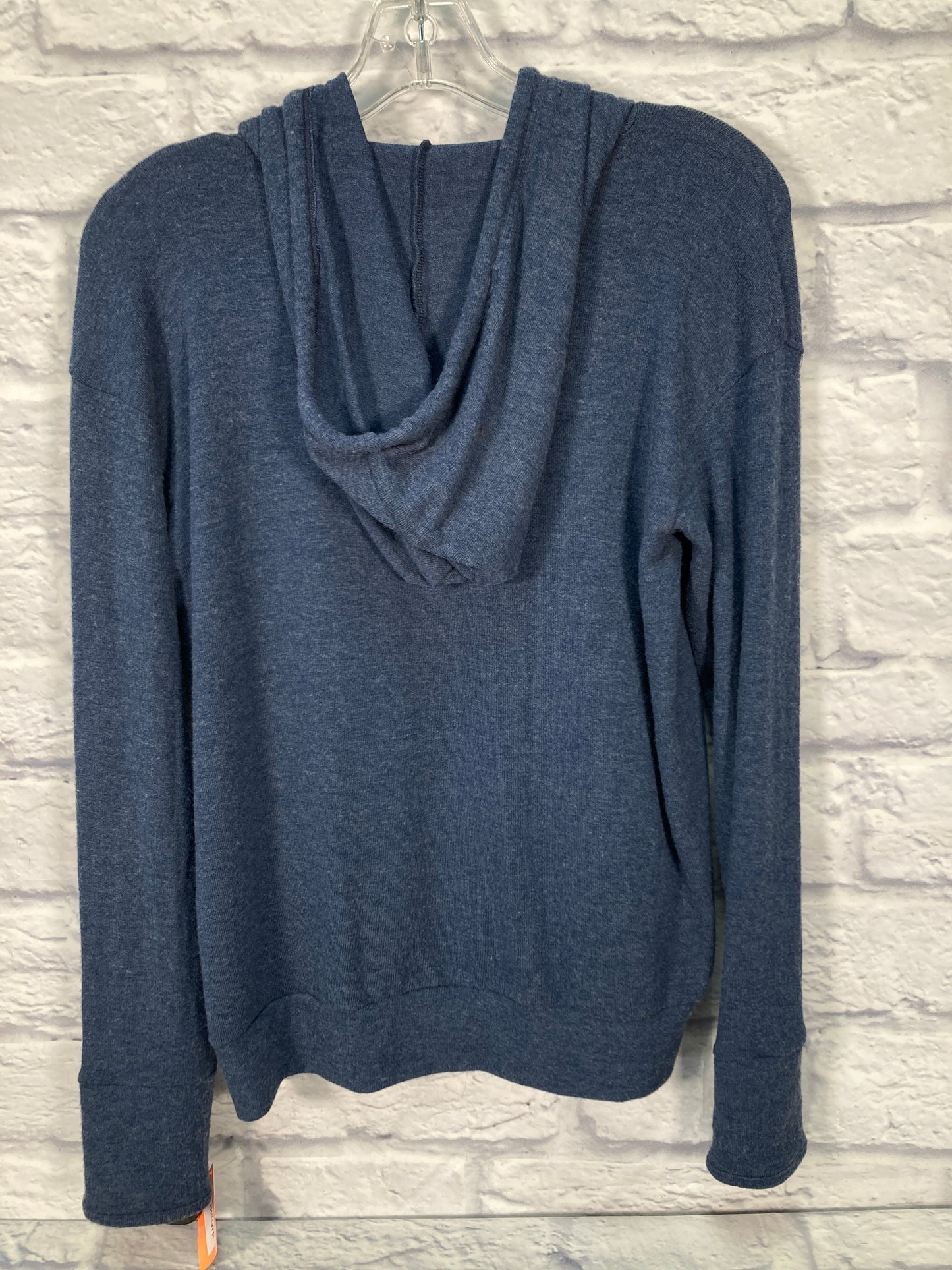 Sweatshirt Hoodie By Michael Stars In Blue, Size: S