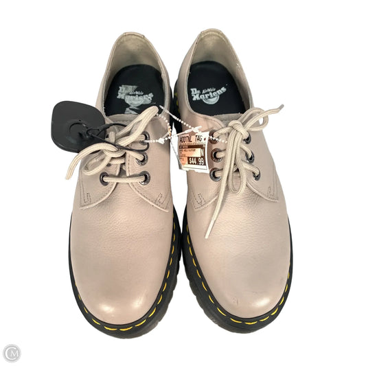 Shoes Heels Platform By Dr Martens In Tan, Size: 11