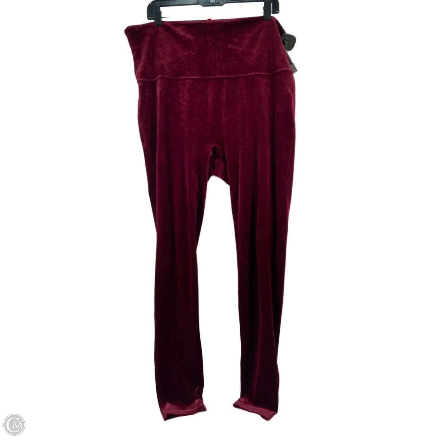 Pants Leggings By Spanx In Maroon, Size: 24