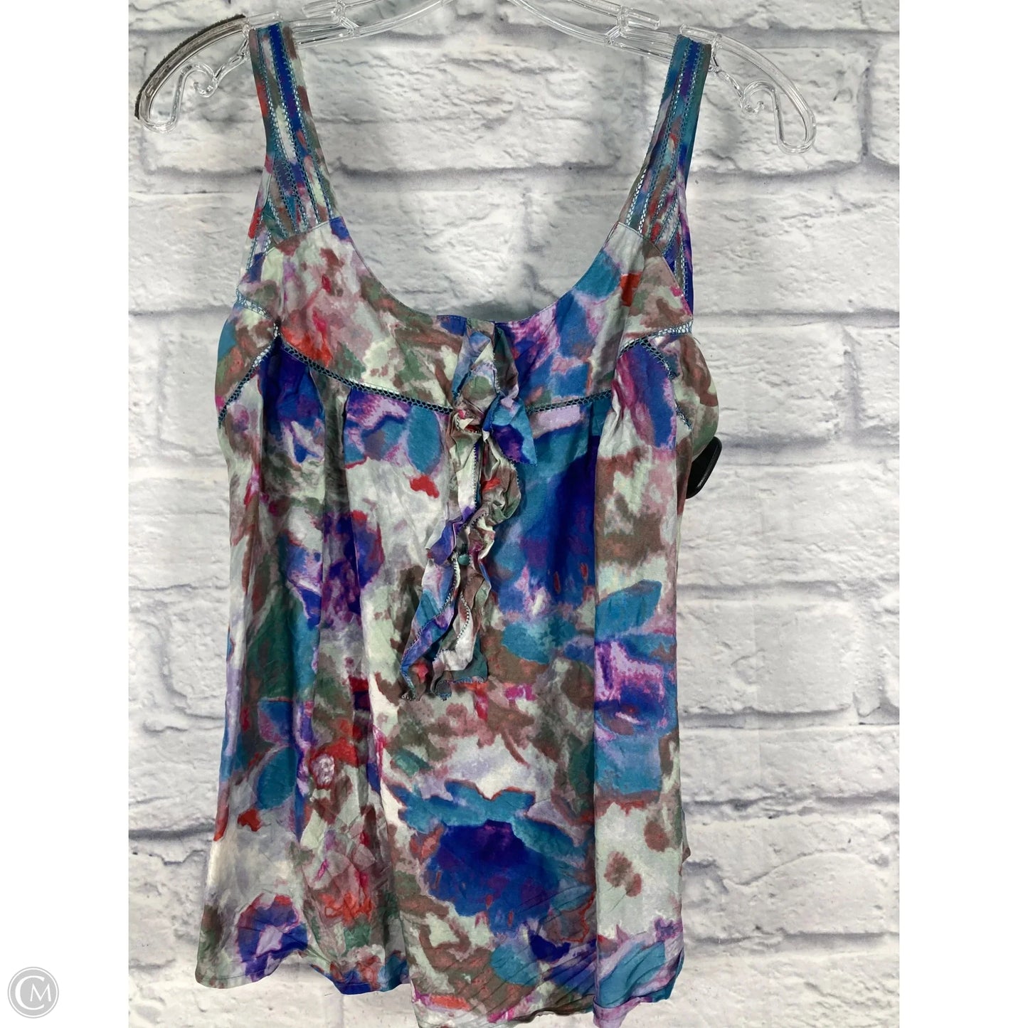 Top Sleeveless By Postmark In Blue & Green, Size: S