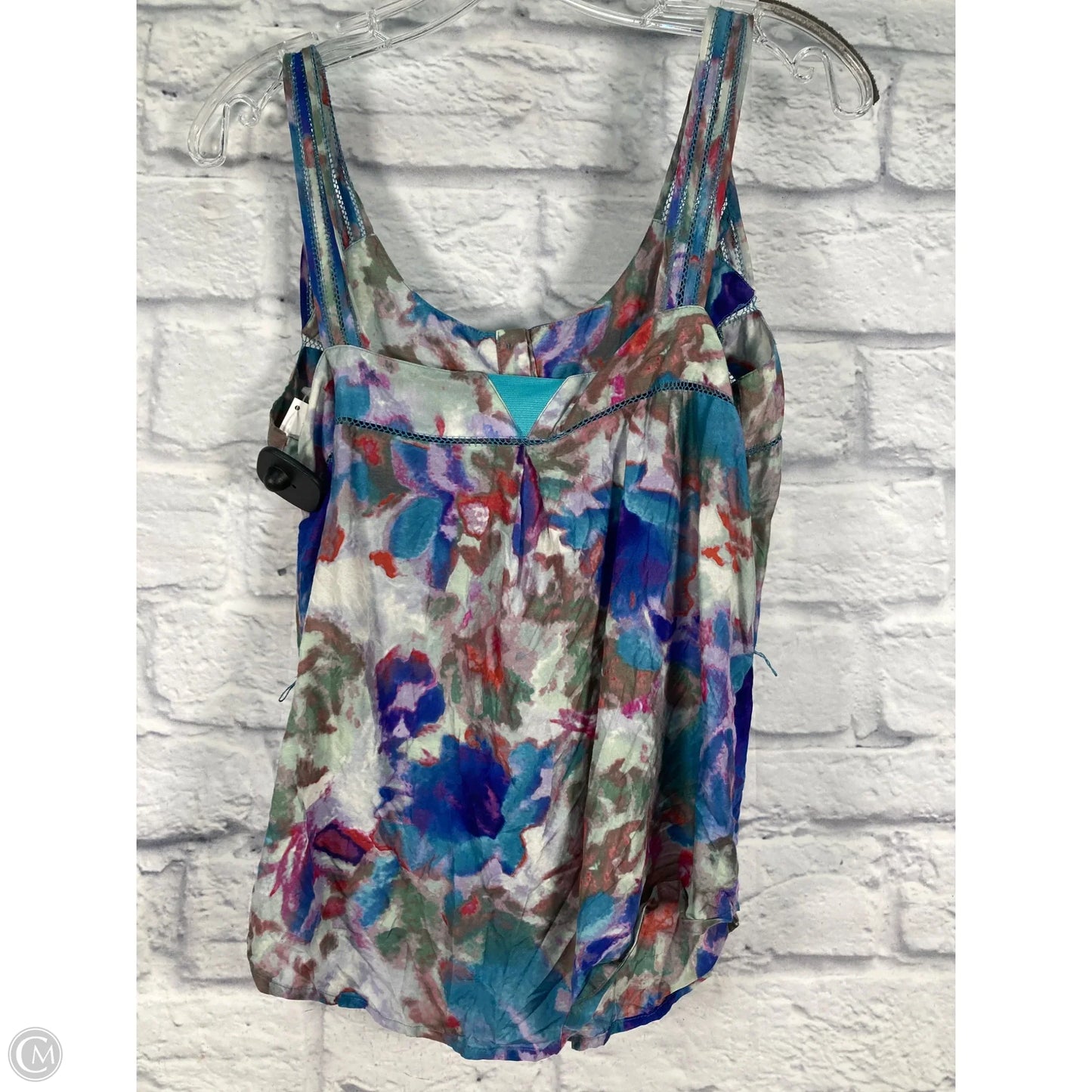 Top Sleeveless By Postmark In Blue & Green, Size: S
