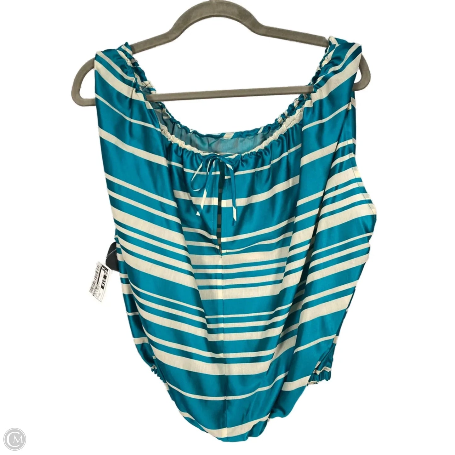 Top Sleeveless By Trina Turk In Blue & Cream, Size: Xs