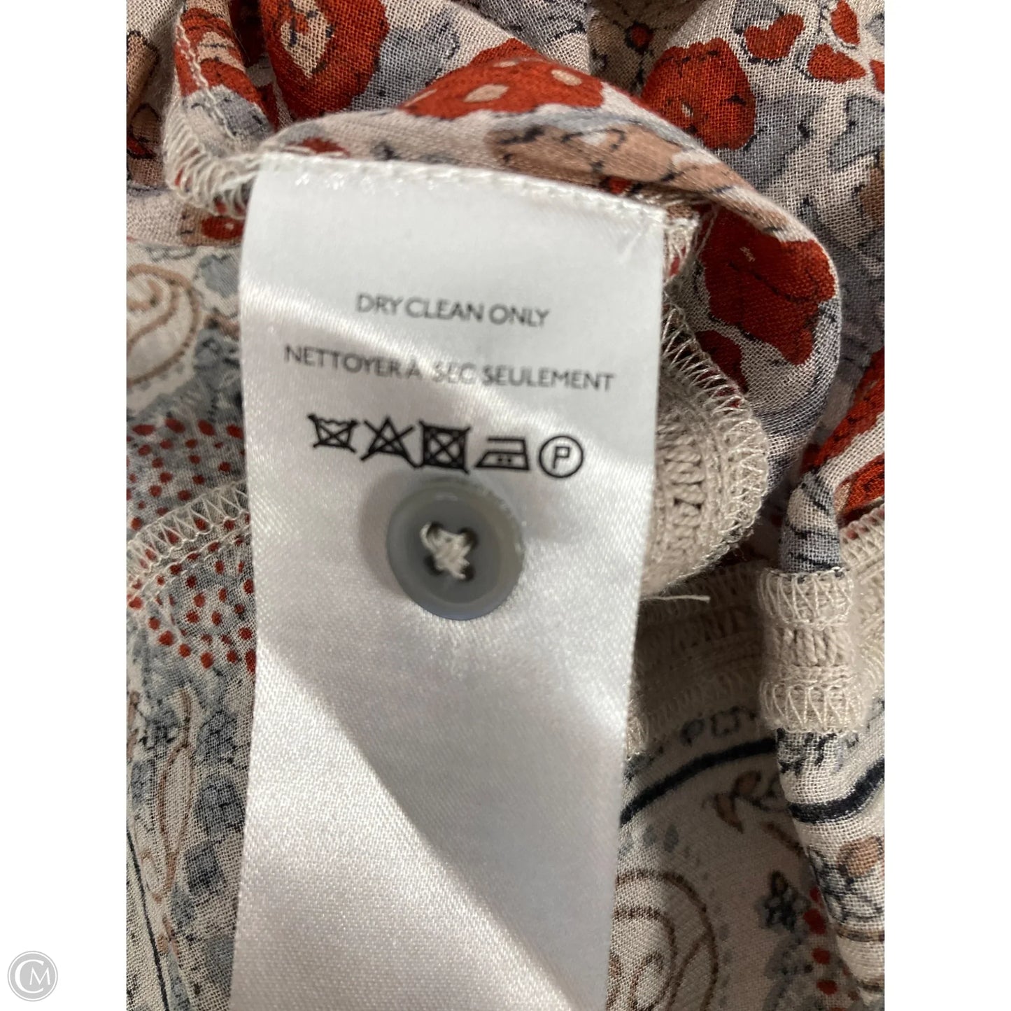 Top Short Sleeve By Anthropologie In Blue & Red, Size: Xs