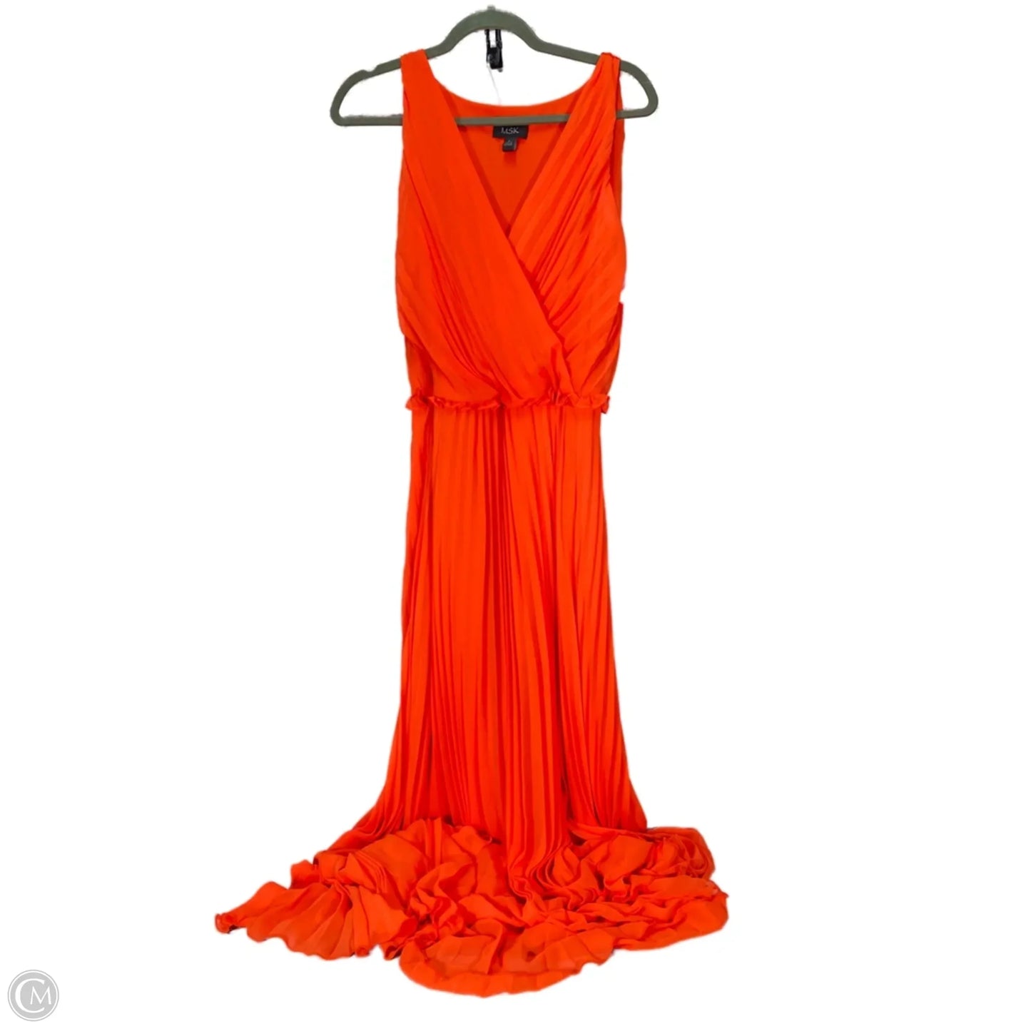 Dress Party Long By Msk In Orange, Size: S