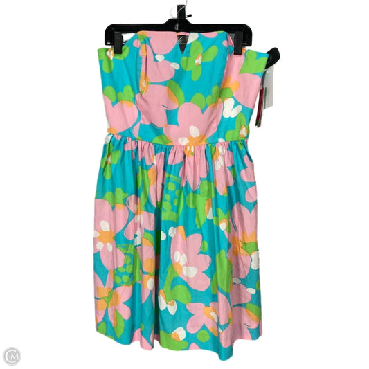 Dress Designer By Lilly Pulitzer In Blue & Pink, Size: M