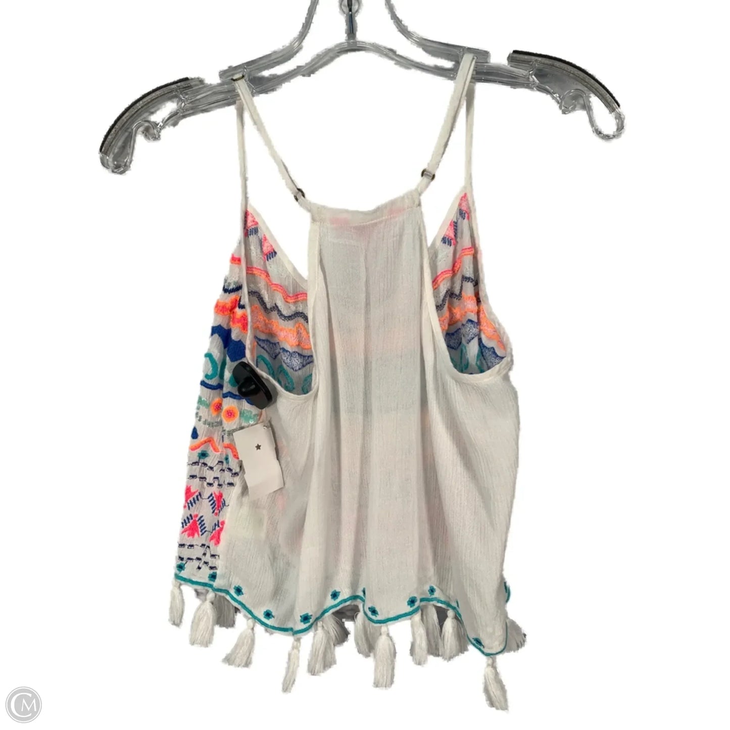 Top Sleeveless Designer By Lilly Pulitzer In Blue & White, Size: S