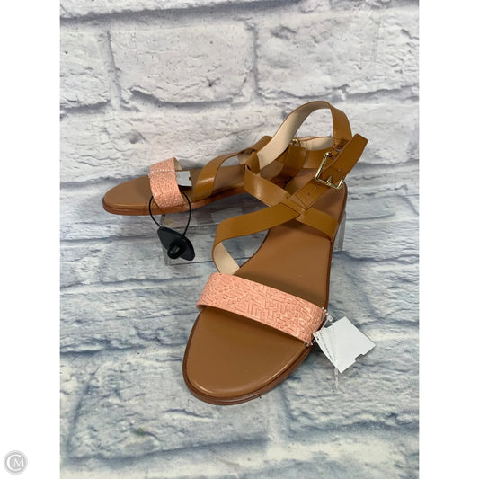 Sandals Flats By Cole-haan In Brown & Pink, Size: 11