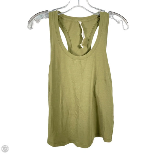 Athletic Tank Top By Lululemon In Green, Size: Xs
