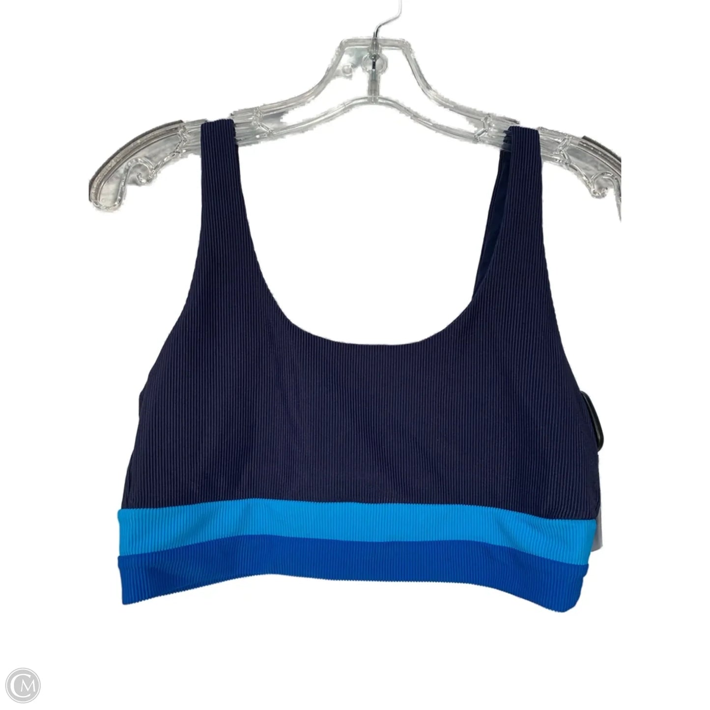 Athletic Bra By Beach Riot In Blue, Size: L