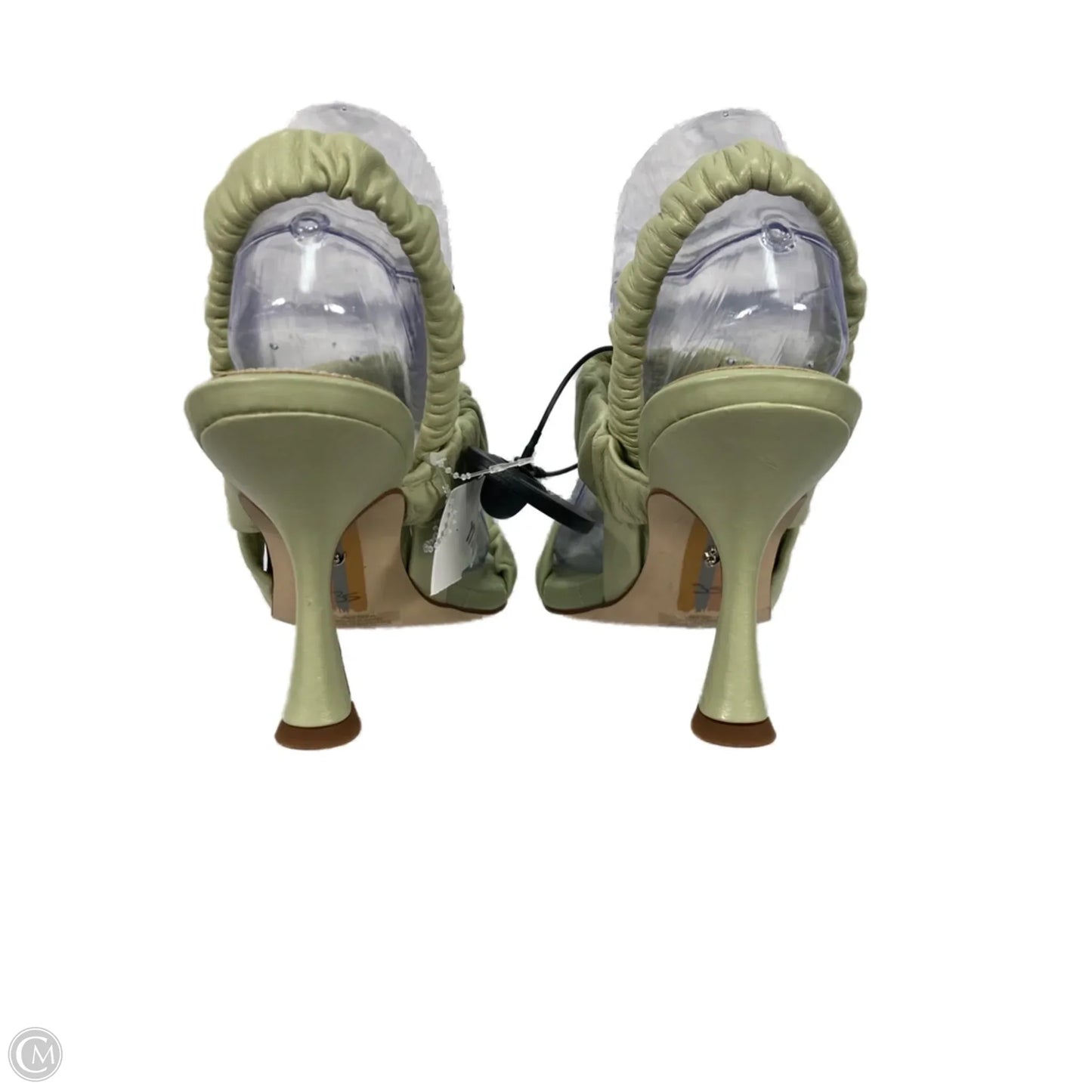 Sandals Heels Stiletto By Sam Edelman In Green, Size: 7