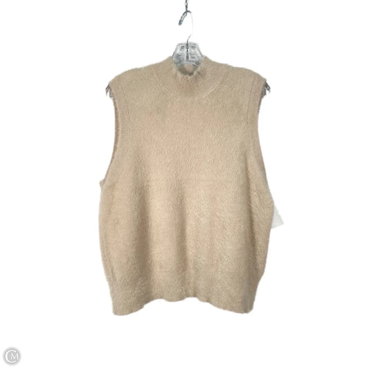 Vest Sweater By Bailey 44 In Tan, Size: Xl