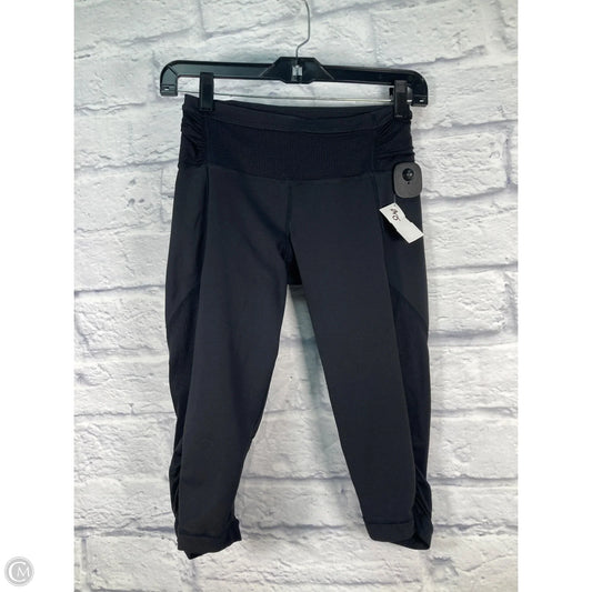 Athletic Capris By Lululemon In Black, Size: S
