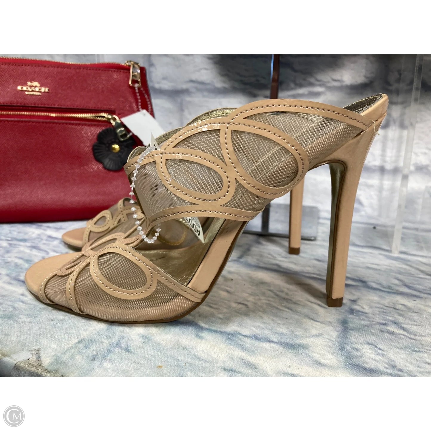 Shoes Heels Stiletto By Adrianna Papell In Tan, Size: 8.5