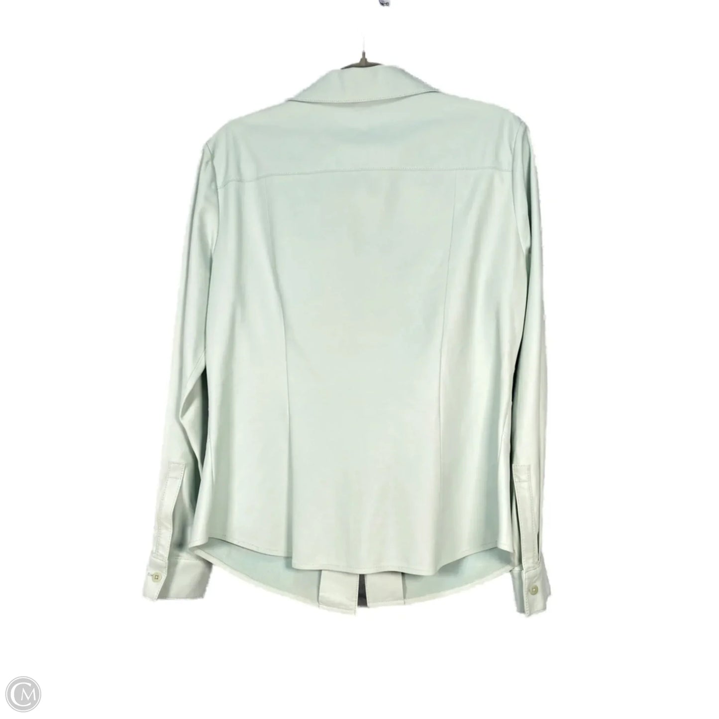Jacket Designer By Lafayette 148 In Green, Size: S