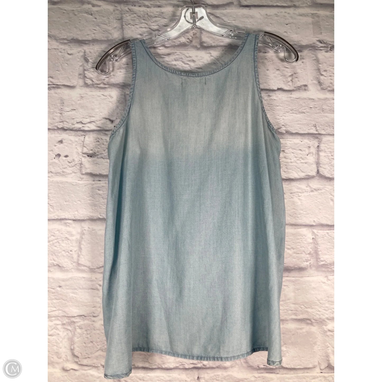 Top Sleeveless By Cloth & Stone In Blue, Size: M