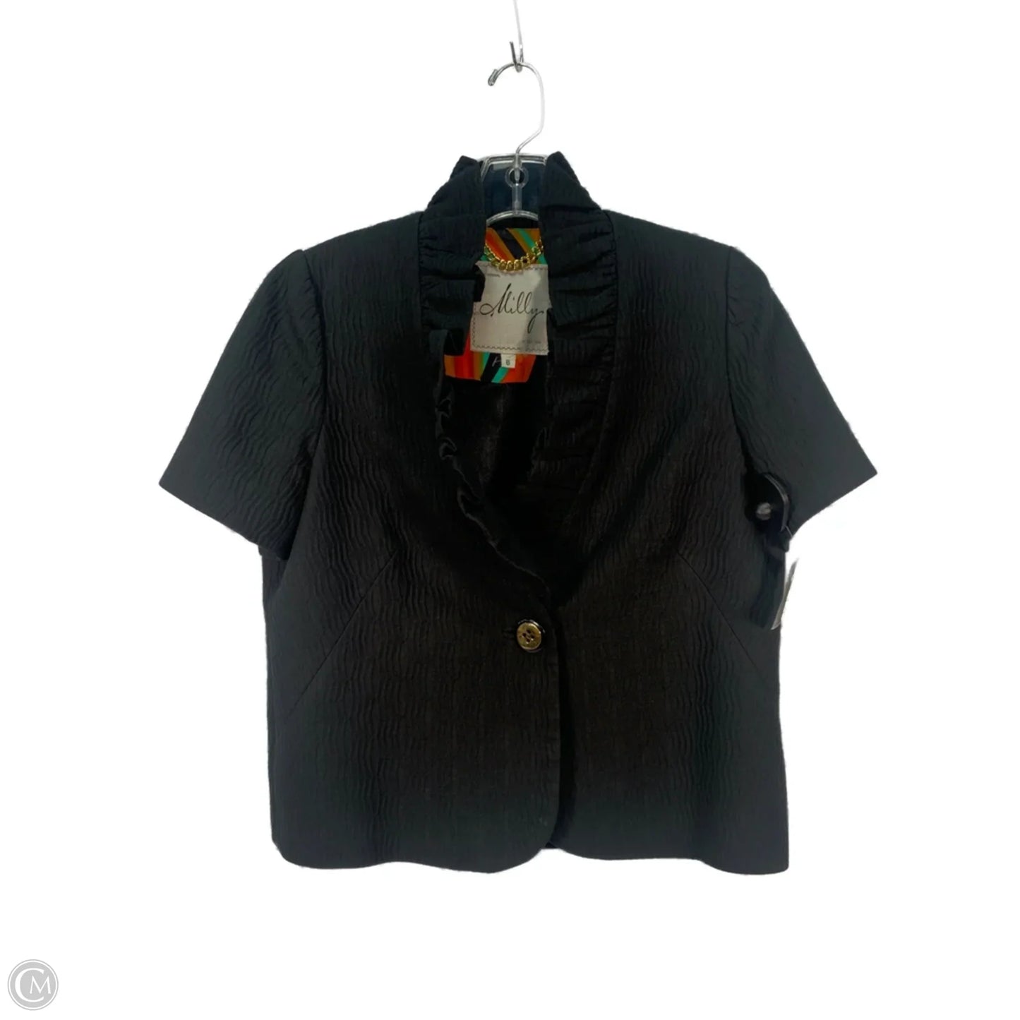 Blazer Designer By Milly In Black, Size: M