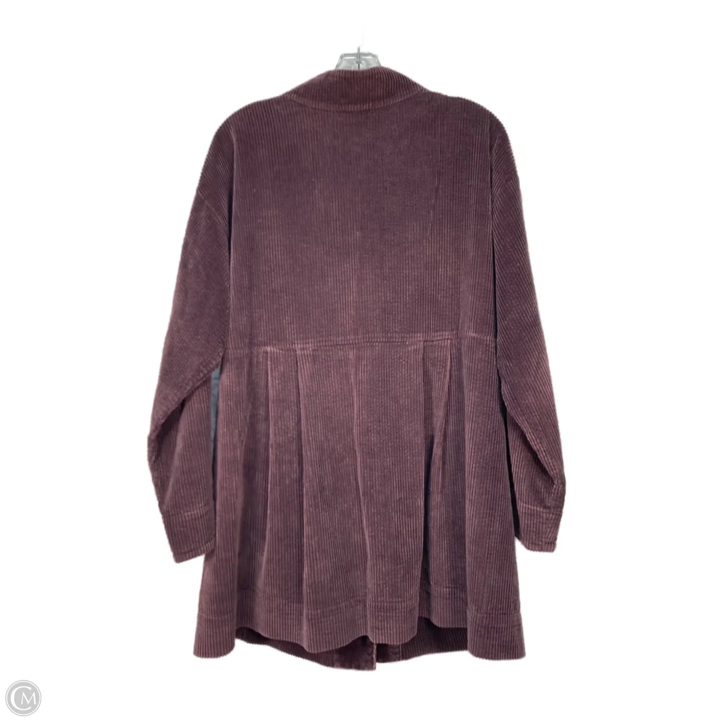 Jacket Shirt By J. Jill In Purple, Size: Xl