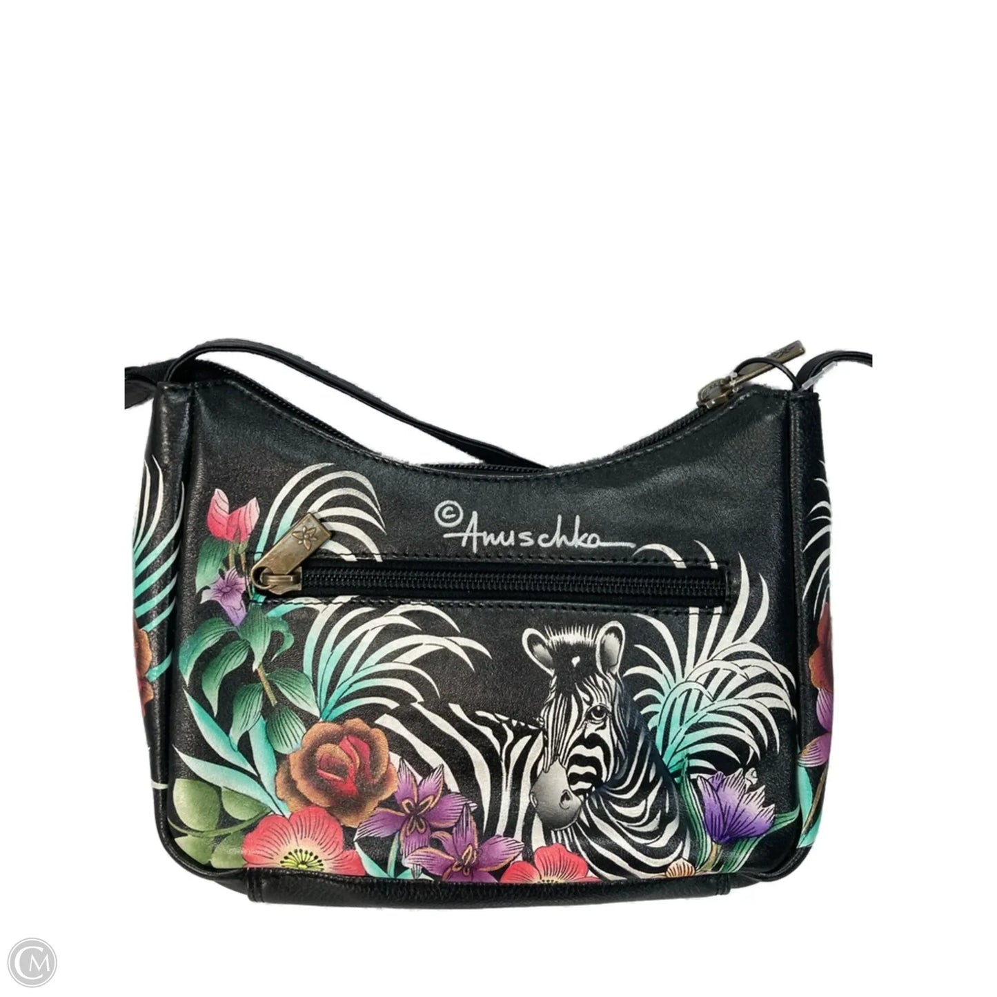 Crossbody Leather By Anuschka, Size: Small