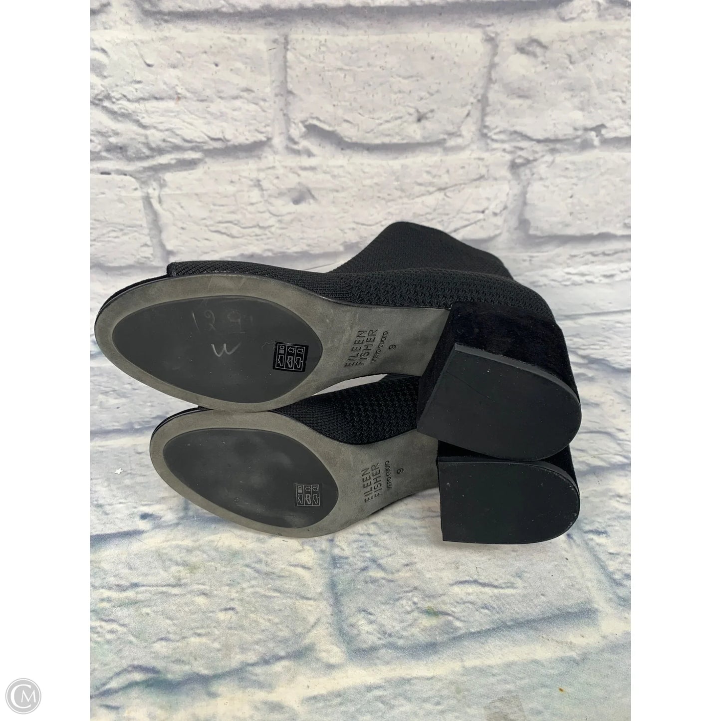 Boots Ankle Heels By Eileen Fisher In Black, Size: 9