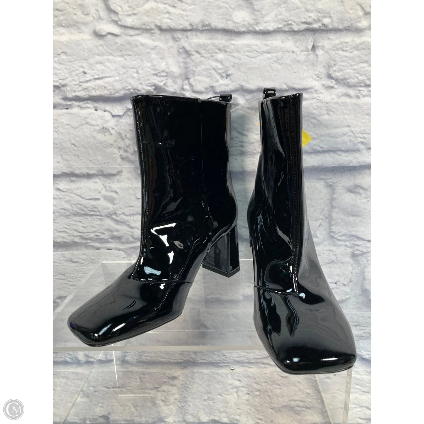 Boots Ankle Heels By Good American In Black, Size: 6