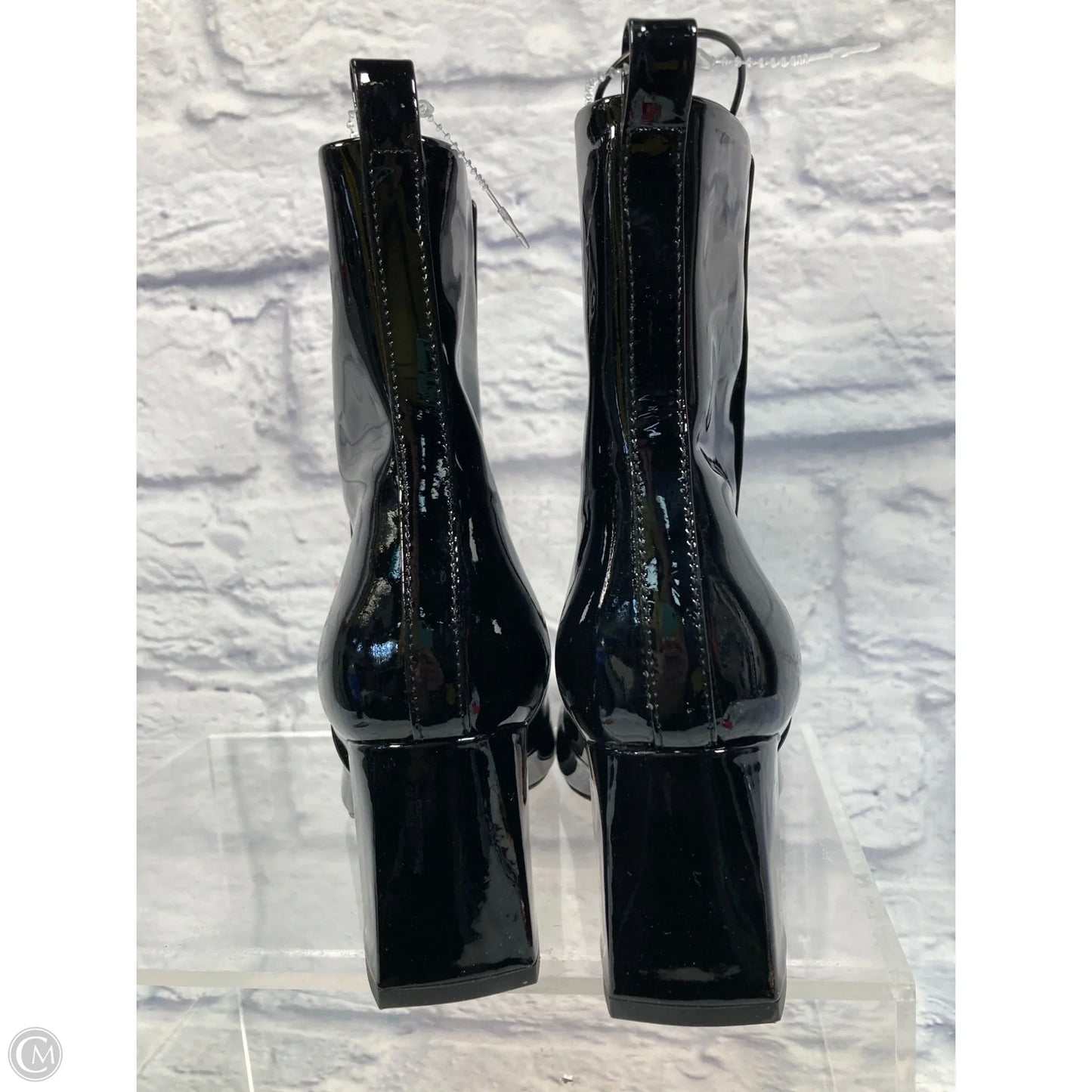 Boots Ankle Heels By Good American In Black, Size: 6