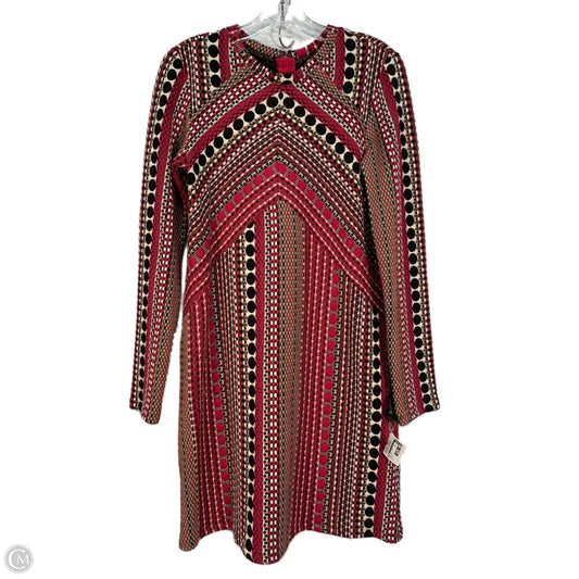 Dress Party Midi By Maeve In Brown & Pink, Size: S